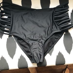 High waist Moderate bathing suite bottom